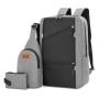 ZF372Laptop Bag USB Charger Computer Cover Backpack Oxford Fabric Waterproof Zipper Print Logo Gift Backpack Business Schoolbag