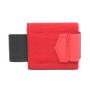 Slim front pocket elastic leather card holder customized elastic card holder wallet
