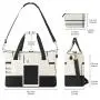 Travel Duffel Bag Sports Tote Gym Bag Shoulder Weekender Overnight Bag for Women