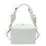 Square box bag 2024 on new vertical stripes embroidery line small handbag crossbody fashion shoulder bag