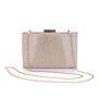 New Shiny Pleated Large-capacity Handbag One-shoulder Diagonal Party  Dinner Bag Wedding Dress KTV Clutch Dress Evening Box Bag