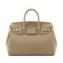 Manufactory Lychee Vegan Leather Large Capacity Bags Women's Handbags Design Luxury Tote Shoulder Leather Lady Bag For Sale