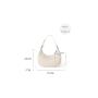 2024 Wholesale New Design Nylon Women Tote Handbags Custom Ladies Vintage Underarm Shoulder Bag Women Canvas Half Moon Hand Bag
