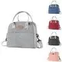 Large Lunch Bag Outside Diagonal Lunch Box Bag Aluminum Foil Insulation  Portable Cross-border Bento Bag