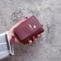 Custom Logo Women PU Leather Short Small Wallet New Fashion Portable Solid Color Simple Ladies Wallets Coin Purse Card Bag