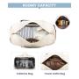 LOVEVOOK 2 in 1 Quilted Travel Weekender Duffel Bag Ladies Fitness Gym Sports Duffles Hospital Maternity Carry on Overnight Bags