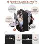 LOVEVOOK 2024 large 35L new laptop backpack office computer bag Airline Approved women men carry on travel luggage backpack