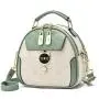 ZR690 Women's Bags New Fashion PU Leather Girl Lovely Small Square Bag Simple Zipper Shoulder Crossbody Phone Bag Female Party