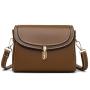 Wholesale solid color classic crossbody bag  popular woman shoulder bags leather messenger bags for lady