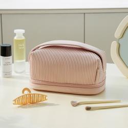 Makeup Bag With Large Capacity PU Cosmetic Bags Portable Toiletries Storage Bag