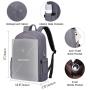 15.6 Inch Work Computer Business Backpack Water Resistant Travel Backpack Men Large Capacity Travel Laptop Backpack for Women