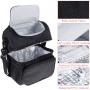 Insulated Lunch Bag for Adults with Adjustable Shoulder Strap for Carrying Lunch Cooler Box