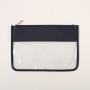 Wholesale flat candy color clear pouch blank clear zipper transparent makeup bag ladies pouch cosmetic travel pvc cosmetic bag