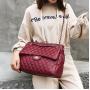 NEW Custom Leather Bag Bolsos De Mujer Hobo Bags Plaid Crossbody Bag For Women