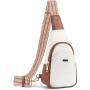 Hot Selling sac tendance 2024  Wholesale Crossbody Sling Belt Bag Custom Guitar Strap Pu Leather Crossbody Bag For Women