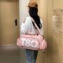ZF080 Sports Fitness Bag Women Leisure Fashion Short Trip Bag Waterproof Oxford Cloth Shoes Warehouse Storage Shoulder Bag