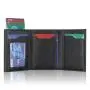 Pu Leather Aluminum Card Holder Trifold Wallet Id Card Holder Pu Metal Wallet Holder