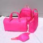 Free Shipping Stock Canvas Handbags Travel Tote Bags Small Nylon Fanny Pack PVC Cosmetic Pouch Bag Nylon Makeup Bag