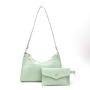 2024 ladies handbag pu leather zipper armpit bag shoulder crossbody bags for women female factory wholesale hobo bag