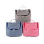 Gelory Stripe Travel Wash Bag Womens Toiletry Pouch Organizer Shaving Cosmetic Case Waterproof Storage Bag