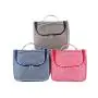 Gelory Stripe Travel Wash Bag Womens Toiletry Pouch Organizer Shaving Cosmetic Case Waterproof Storage Bag