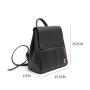 Elegant Women Handbag Pu Leather Travel Bags  Luxury Functional Fashion Women's Designer Shoulder Bag Cross Body Bag Backpack