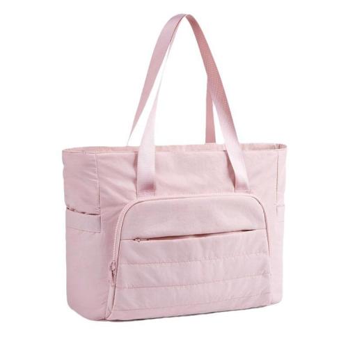 Custom popular lightweight fluffy winter shopping bag yoga crossbody bag Women Handbag Puffer Tote Bag for Ladies