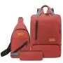 HR460 New Casual Men's Backpack Sets Oxford Outdoor Travel Waterproof Laptop Backpack Men's Shoulder Phone Storage Waist Bag