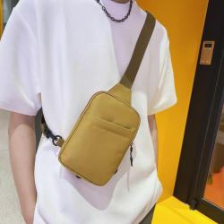 HR484 New Fashion Oxford Cloth Chest Bag Student Leisure Fitness Sports Crossbody Bag Leisure Solid Color Unisex Chest Bag
