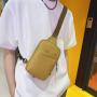 HR484 New Fashion Oxford Cloth Chest Bag Student Leisure Fitness Sports Crossbody Bag Leisure Solid Color Unisex Chest Bag
