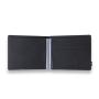 Men's Bi-fold Wallet For Gift RFID Feature Front Pocket Canvas Card Wallet With Label