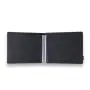 Men's Bi-fold Wallet For Gift RFID Feature Front Pocket Canvas Card Wallet With Label