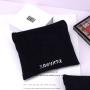 Custom Logo Printing Velvet Zipper Purse Cosmetic Lipstick Storage Bag Velvet Makeup Zipper Pouch