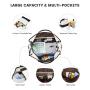 LOVEVOOK OEM 3 Pcs Set Weekender Bags for Women Travel Duffle Bag with Shoe Compartment Carry on Overnight Purse Gym Duffel Bag