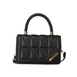 textured bag for women, new trendy and stylish hand-held small square bag, fashionable solid color single shoulder crossbody