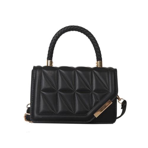 textured bag for women, new trendy and stylish hand-held small square bag, fashionable solid color single shoulder crossbody