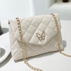 Leisure small square bag 2024 women bag new simple embroidery chain crossbody shoulder bags for women wholesale factory