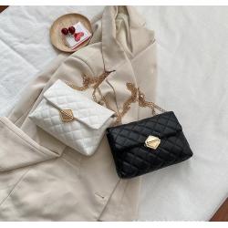New Promotion Low Price Women's Shoulder Bag Wholesale Ladies Messenger Bags Fashion Lingge Chain Women's Crossbody Bag