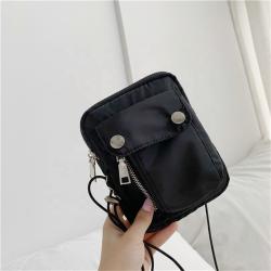Korean creative design small square bag new women's Bag fashion mobile phone simple Casual Mini nylon bags