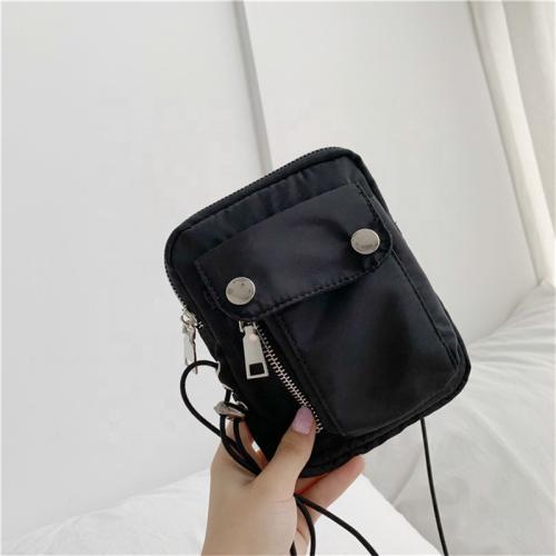 Korean creative design small square bag new women's Bag fashion mobile phone simple Casual Mini nylon bags
