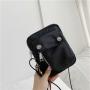 Korean creative design small square bag new women's Bag fashion mobile phone simple Casual Mini nylon bags