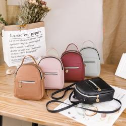 Korean style ladies small schoolbag 2024 mini backpacks for women manufacturers wholesale shoulder bag