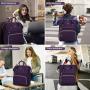 LOVEVOOK 2023 Fashion Waterproof Fits 15.6 In Laptop Bag Business School Bookbag Travel Laptop Backpack for Women with USB Port