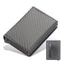 OEP004 Custom Short Card Holder Rfid Blocking Carbon Fiber Card Holder Pop Up Wallet Credit Card Holder for Men and Women