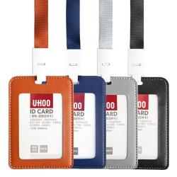 KT003 Wholesale Identity Badge Lanyard Plastic Work ID Neck Strap Card Bus Holders Work Card Bus Access Student Card Holder