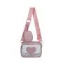 Wholesale Fashion Customized Stadium Approved Transparent PVC Clear Purse Women Crossbody Bags for Concerts