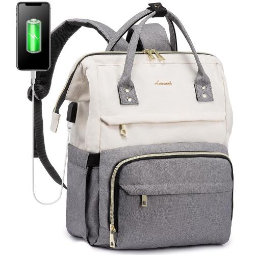 LOVEVOOK Lightweight fashion ladies custom logo office Carry on Nylon casual 15.6 inch with usb nurse women laptop backpacks
