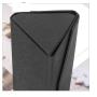 HR241 Leather Triangle Glasses Storage Packaging Box Folding Fashion Sunglasses Ink Glasses Box High grade Folding Handmade Box