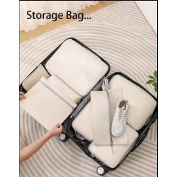XL009-9 Foldable Travel Bag Nine Pieces Travel Organizer Set 6 Colors Accept Customized Logo Durable Essentials for Travelling