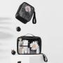 Creative Portable Toiletry Bag Travel Large Capacity Cosmetic Storage Bag PVC Transparent Waterproof Daisy Cosmetic Bag